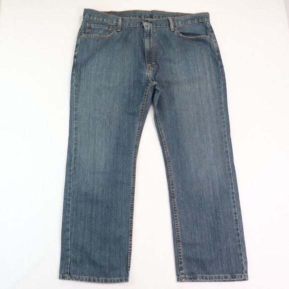 Levi 559 Jeans Mens 40x30 (Fits 42x30) Blue Relaxed Straight Fit - Picture 1 of 11